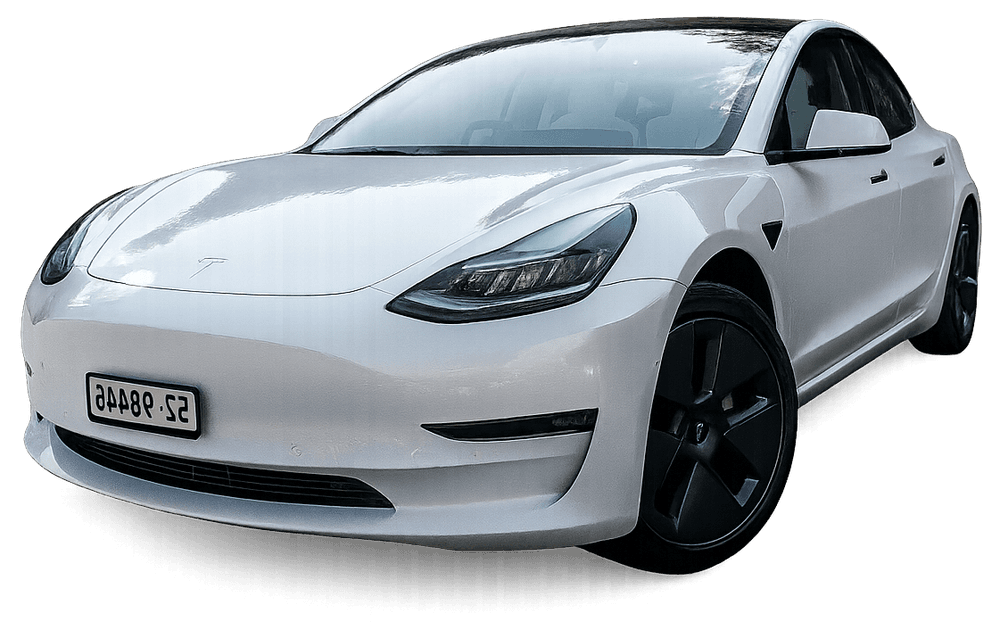Tesla electric car showcase on Motors dealership website