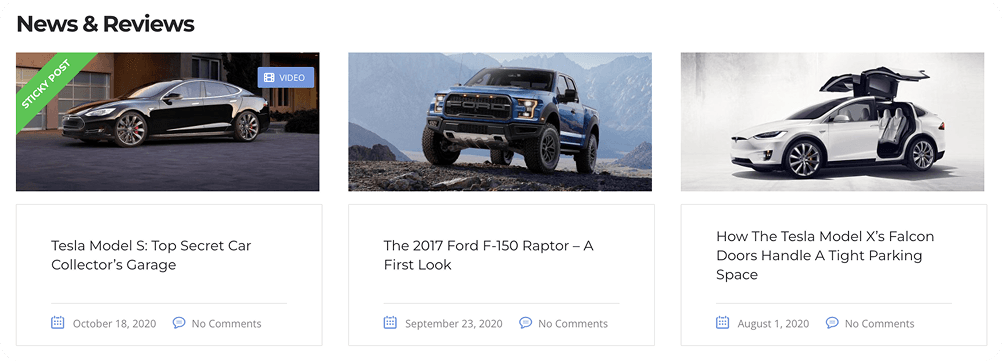 Posts Grid Elementor widget
