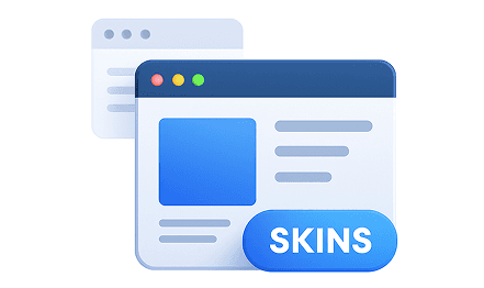 Feature - Prebuilt Website Skins