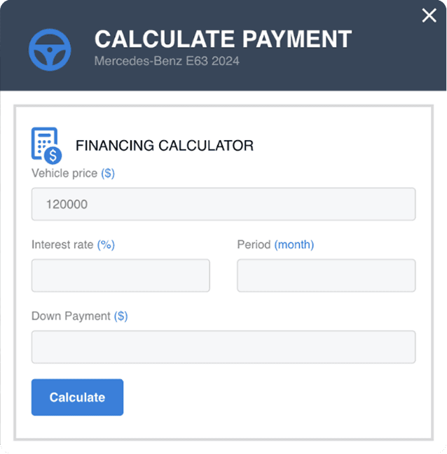 Loan calculator Elementor widget