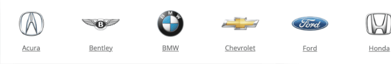 Car brand logos showcase