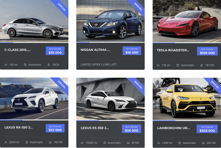 Listings Grid Elementor widget