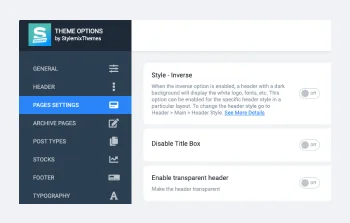 Consulting Page Settings