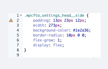Consulting Ability to add custom CSS