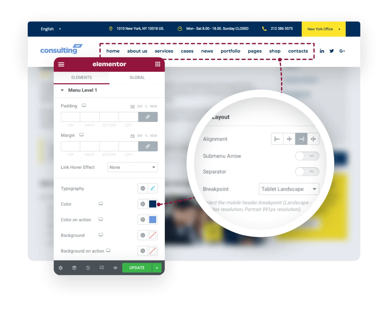 Elementor Header & Footer Builder