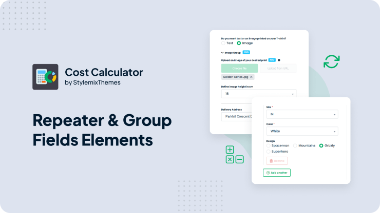 Cost Calculator Repeater and Group Field