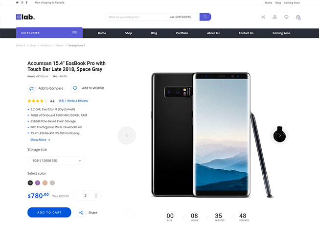 eCommerce Wordpress Theme