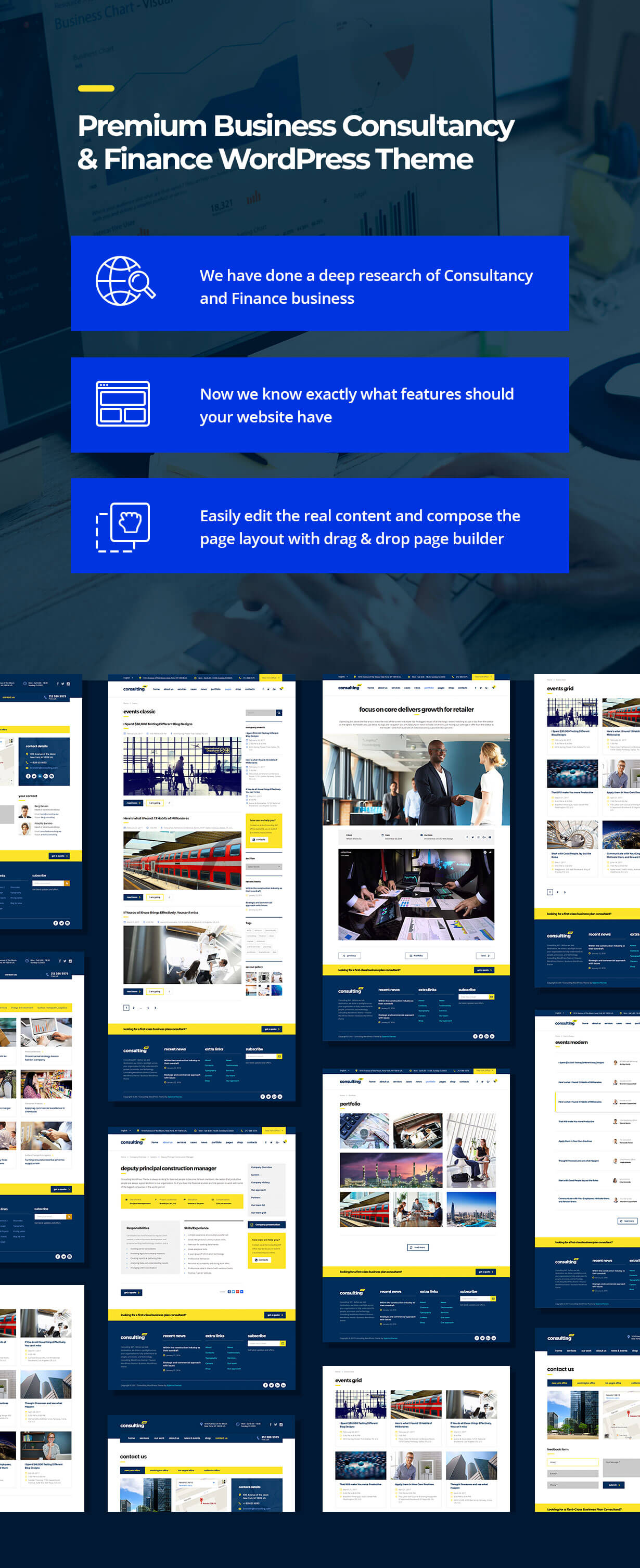 Consulting – Business, Finance WordPress Theme