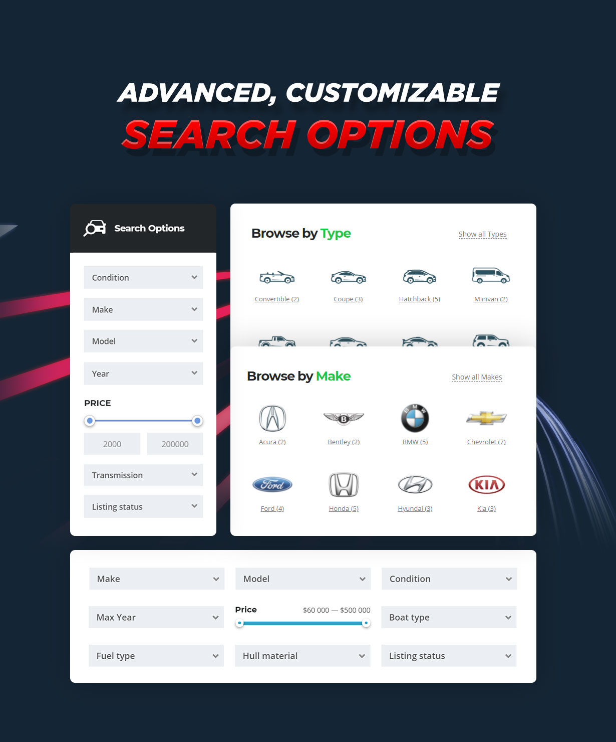 Motors – Car Dealer, Rental & Listing WordPress theme