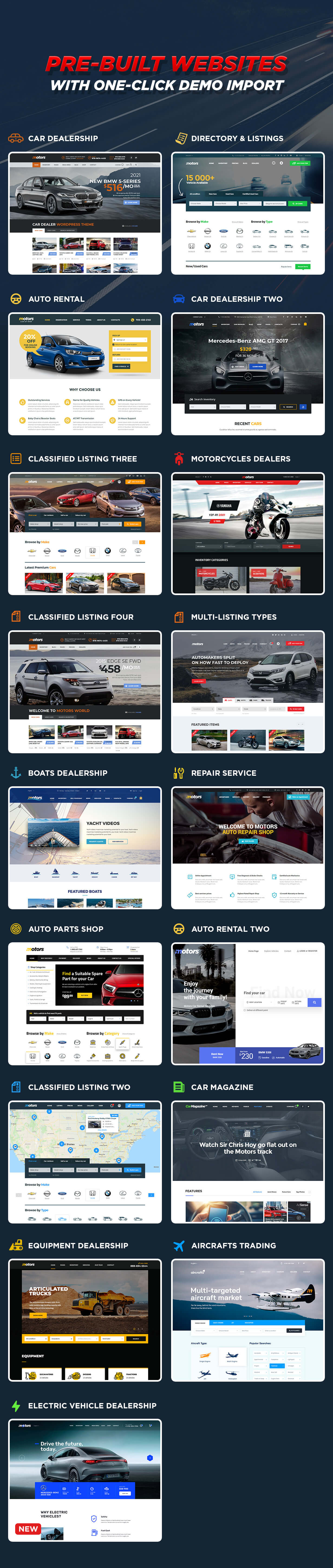Motors - Tema de WordPress para concesionarios, alquileres y anuncios de coches - 3