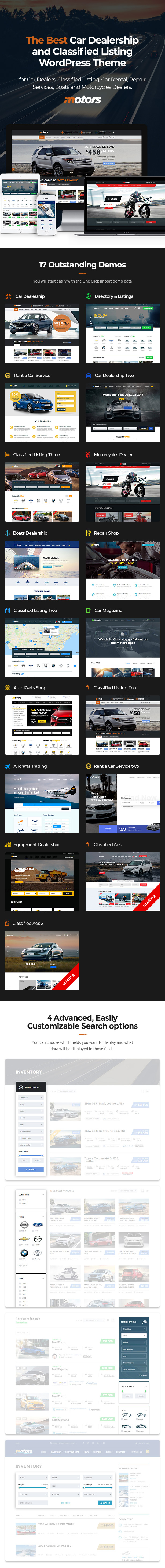 Motors - Car Dealer, Rental & Classifieds WordPress theme - 3