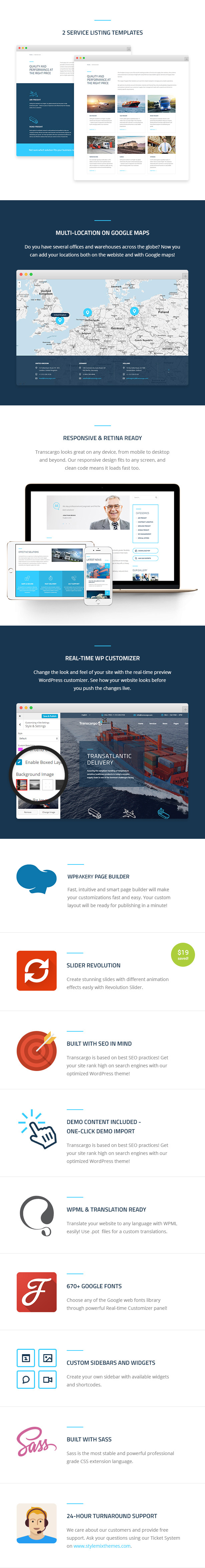 Transcargo - Tema WordPress Transportasi untuk Logistik - 4