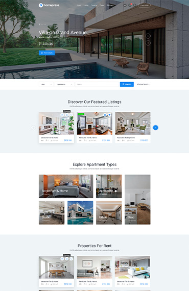 Real Estate Website Templates & Examples