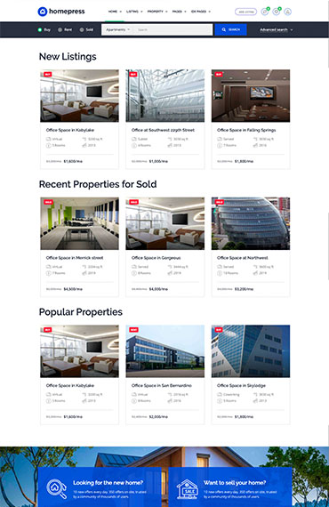 2021's Best Selling Real Estate WordPress Themes and Templates