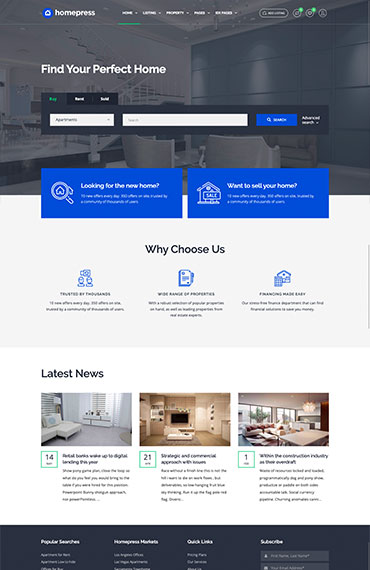WordPress Property Themes