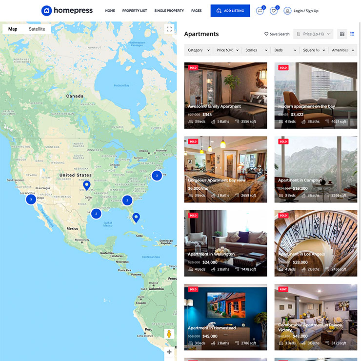 Real Estate Theme WordPress