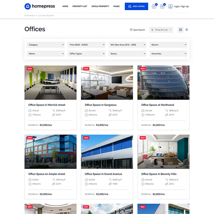 Real Estate Themes for WordPress