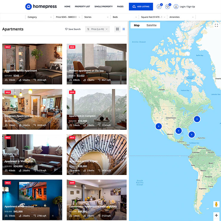 Real Estate Themes WordPress