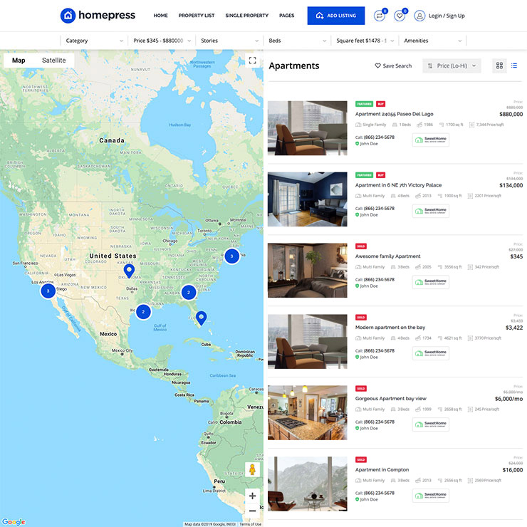 Real Estate WP Theme