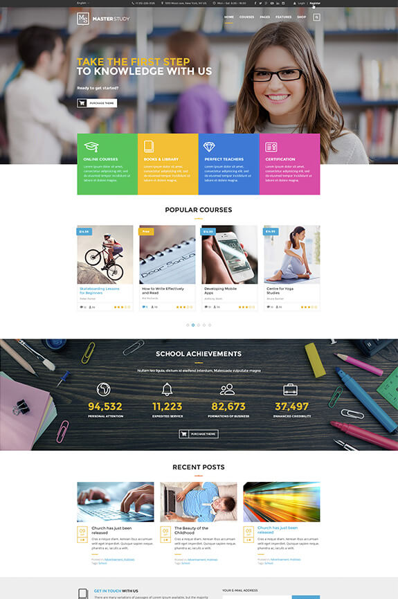 Online Education WordPress Theme - MasterStudy LMS