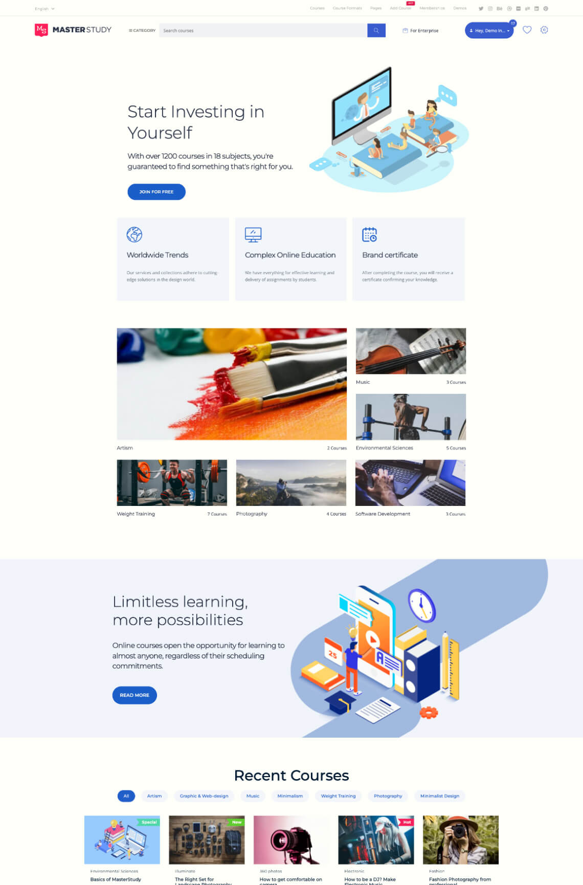 WordPress Education Theme