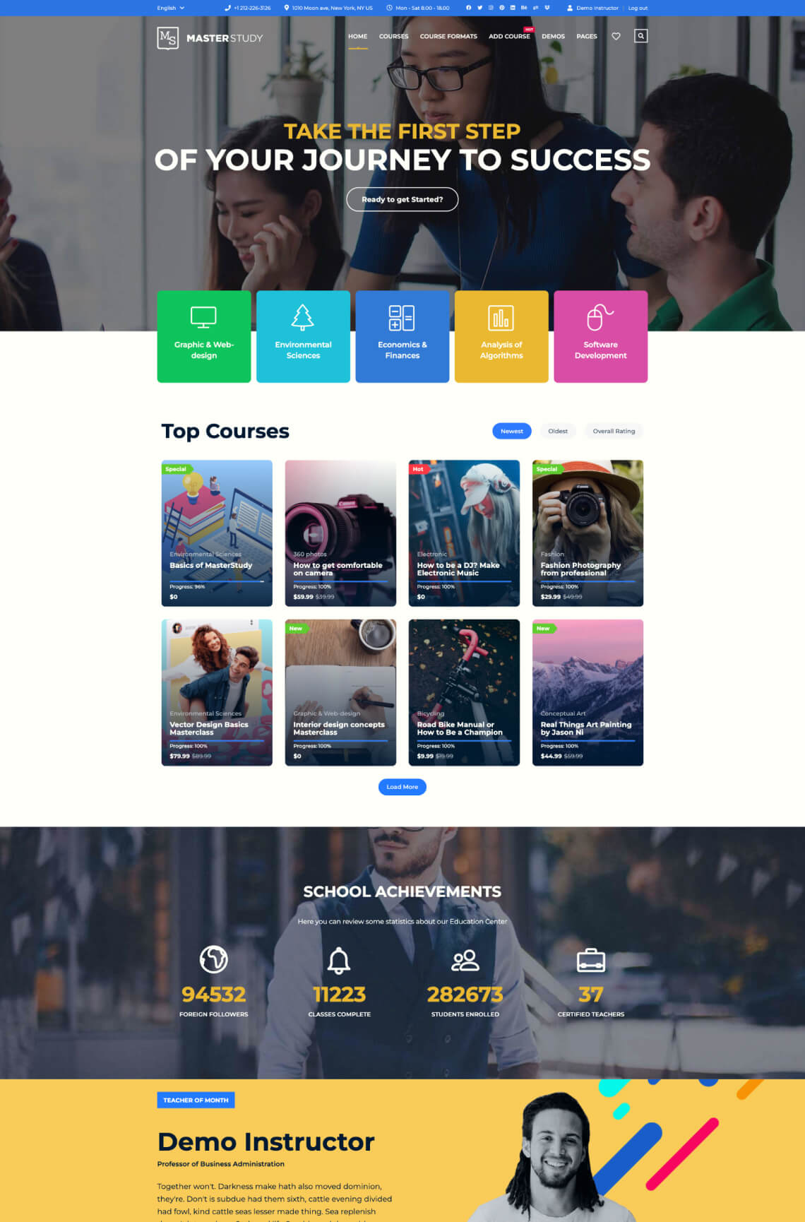 WordPress Themes Education
