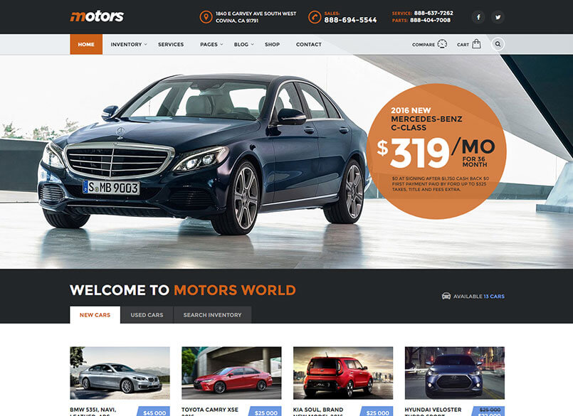 Elementor Dealership One