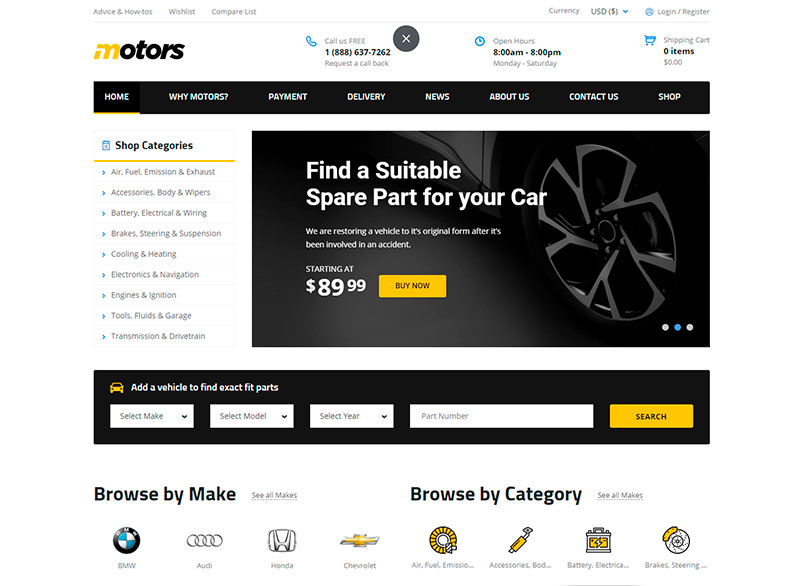 Auto Parts Shop