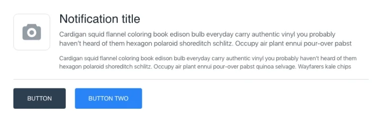 Notification Message