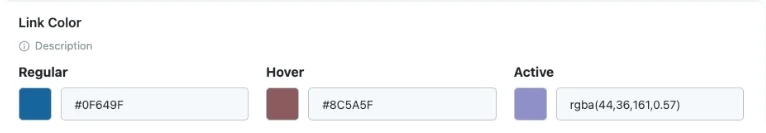 Link color