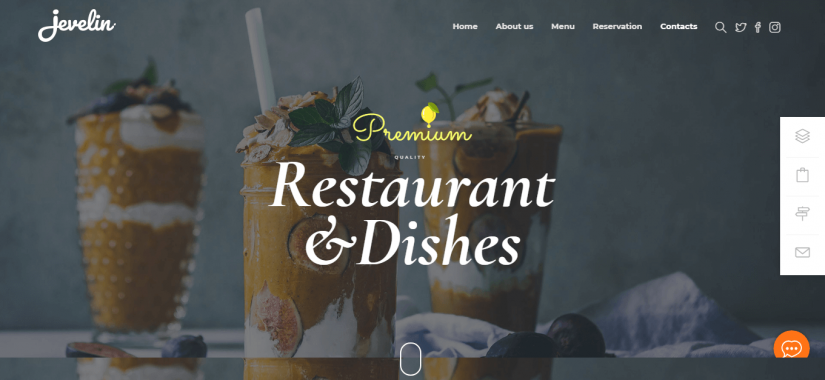 Jevelin &ndash; демо WordPress темы для блога