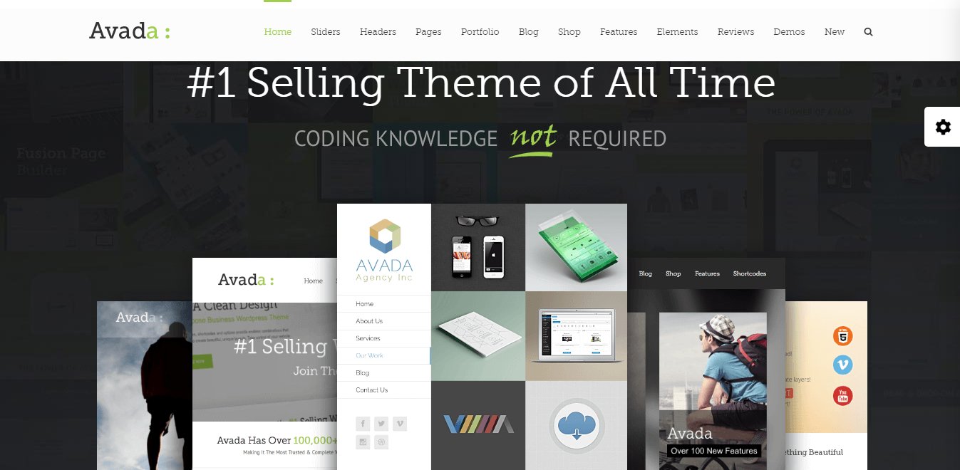 Avada &ndash; демо бизнес темы WordPress