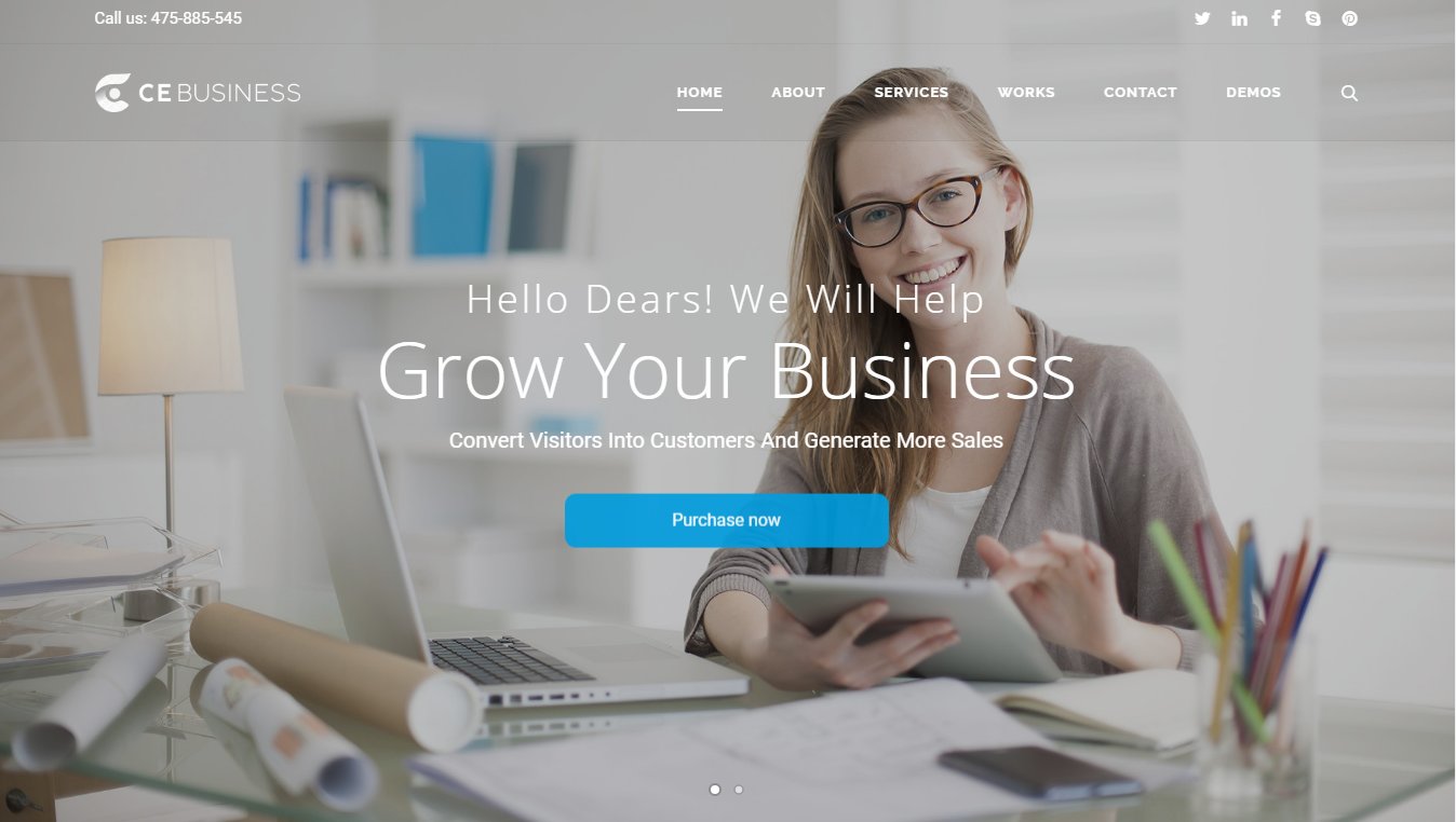Cesis &ndash; демо бизнес темы WordPress