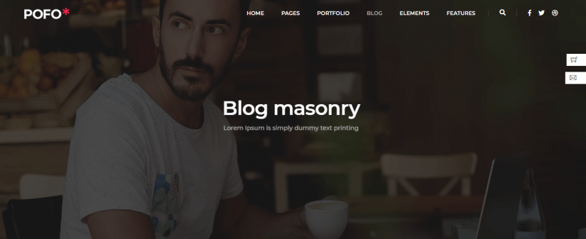 Pofo &ndash; демо WordPress темы для блога