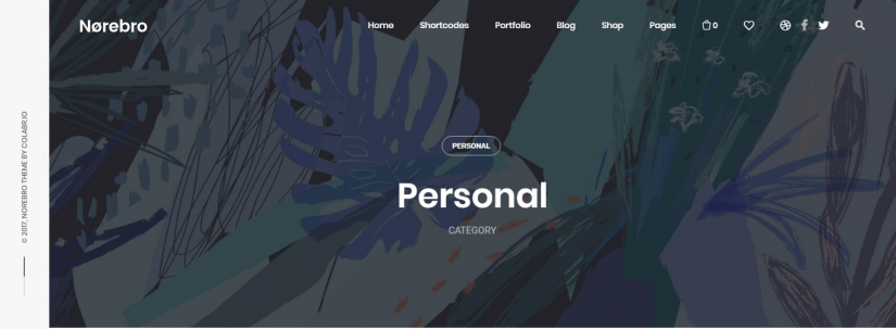 Norebro &ndash; демо WordPress темы для блога