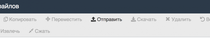 Отправить cPanel WordPress