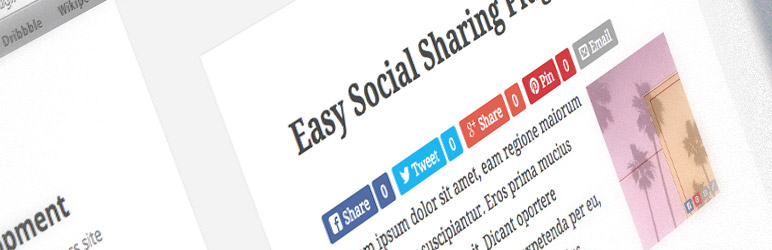 плагин для WordPress Easy Social Share Buttons
