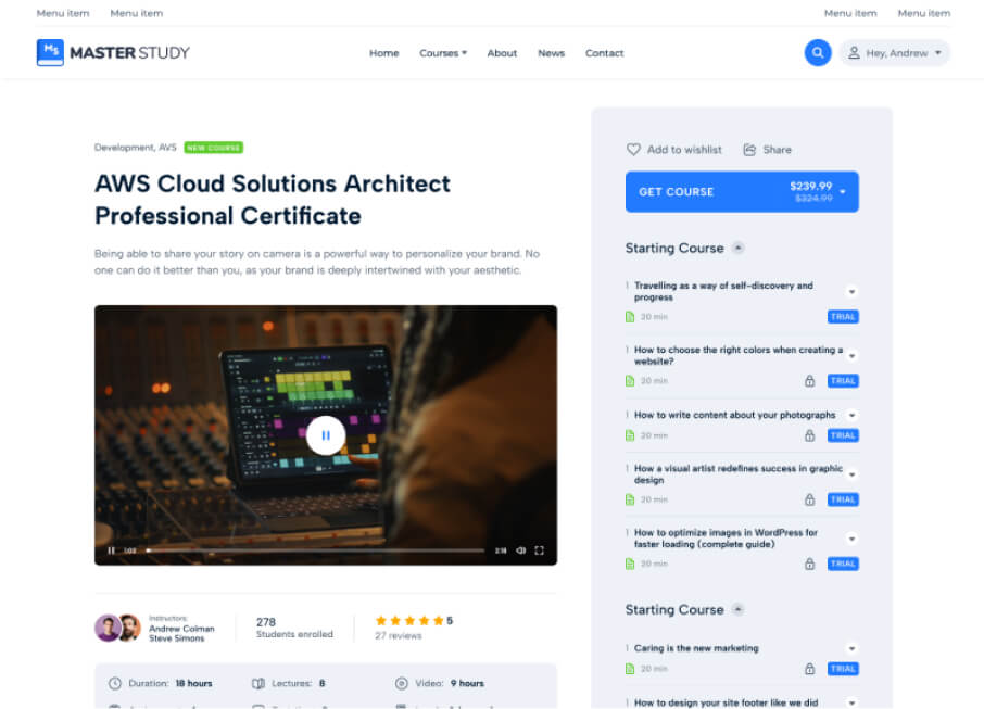 Modern with Curriculum