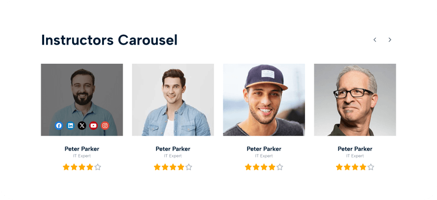 Instructors Carousel