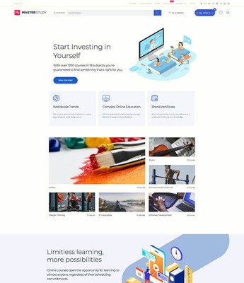 Course preview Light LMS
