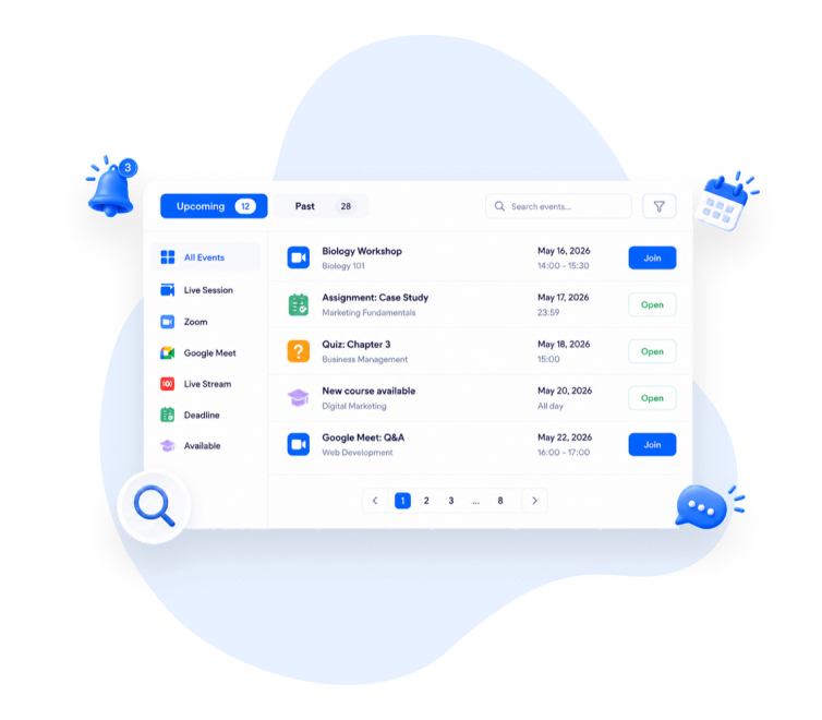 Find Every Event Faster illustration