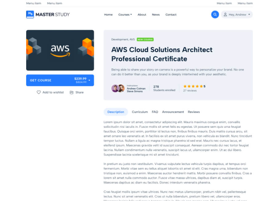 Dynamic with Short Sidebar