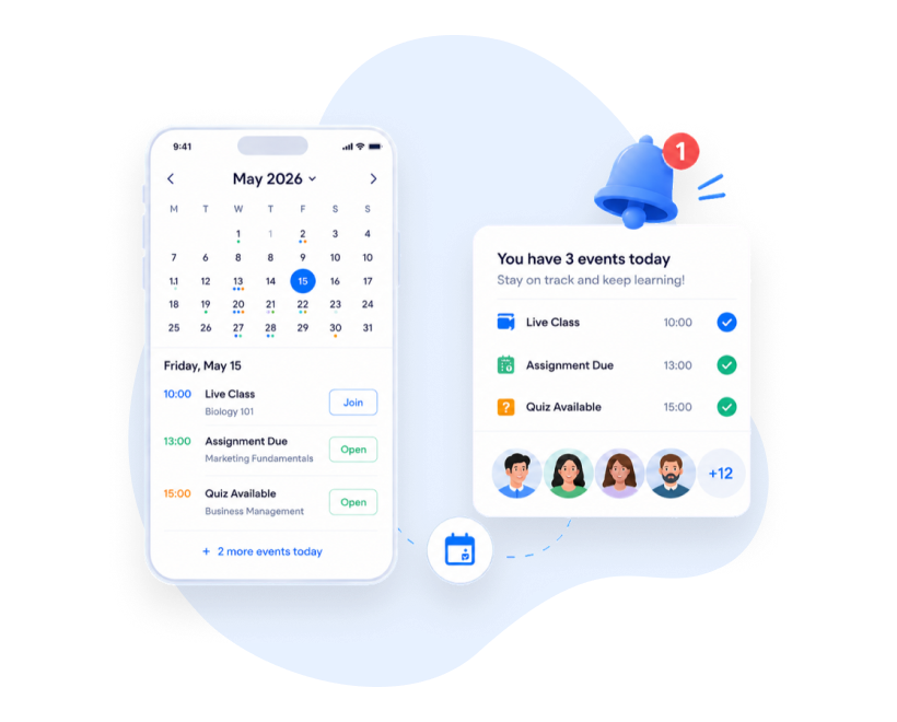 Your Schedule, Anywhere illustration