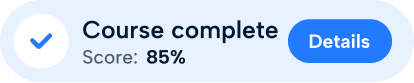 Course completed
