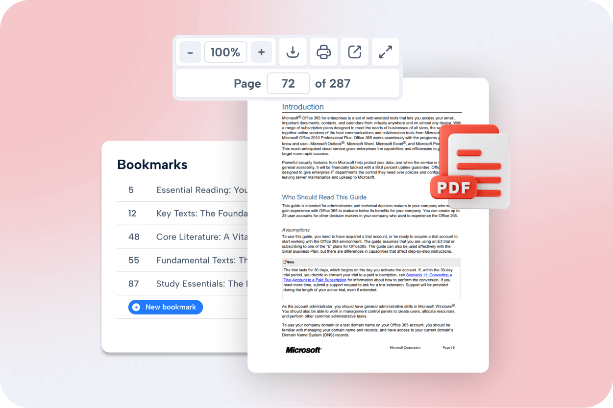 Flexible Learning with PDF Lessons