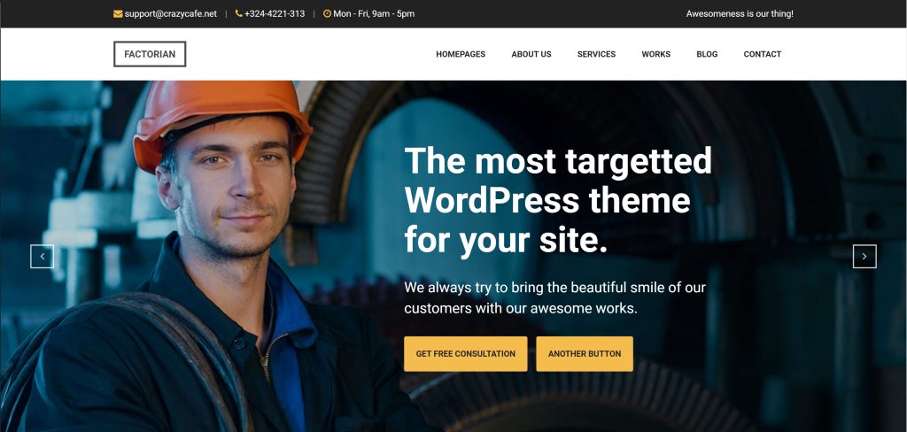 Logistics and Transportation  WordPress Themes