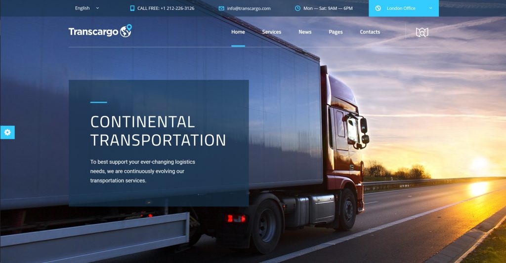 Logistics and Transportation  WordPress Themes