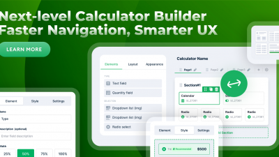 Build calculators smoother and easier than ever!