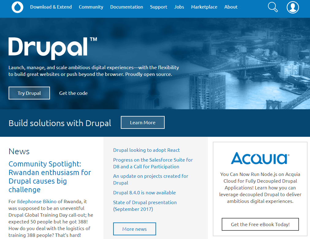 Drupal Website Creator