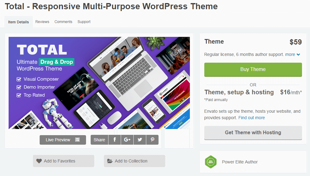 Total WordPress Premium Theme